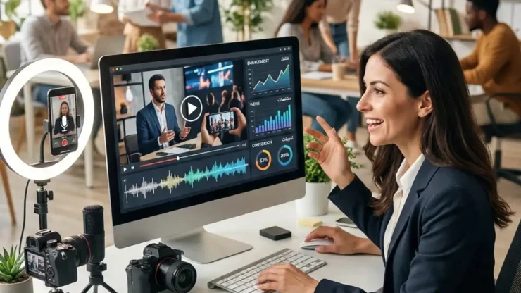 إنتاج فيديو تسويقي